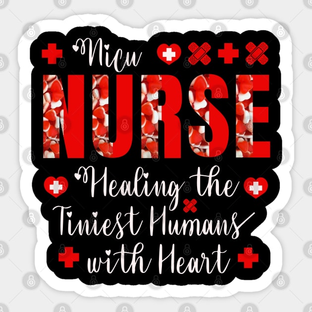 Nicu nurse healing the tiniest humans with heart Sticker by TeaTimeTs